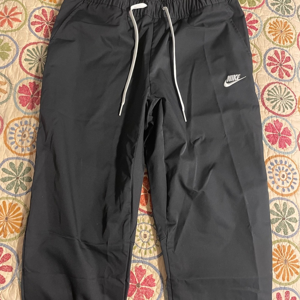 Nike Charcoal Joggers with White Drawstrings Brand New Size L